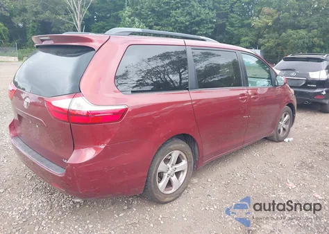 2015 Toyota Sienna Le 8 Passenger from USA, damaged, VIN 5TDKK3DC5FS597192